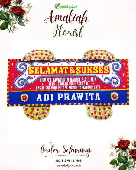Papan Bunga Ucapan Selamat rawamerta